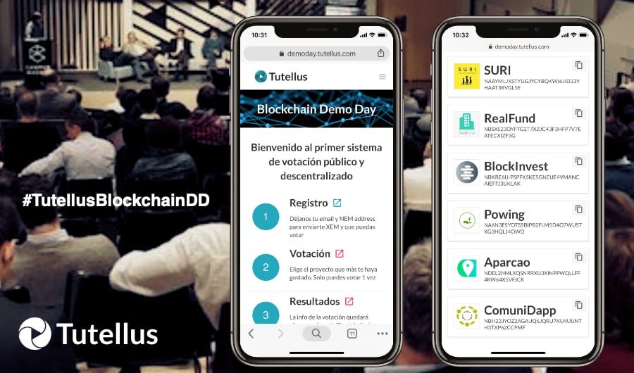 Regalamos 1.000€ en tokens TUT en el Demo Day a los tuiteros más activos!